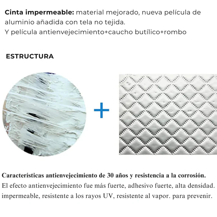 Cinta de Sellado Resistente Impermeable