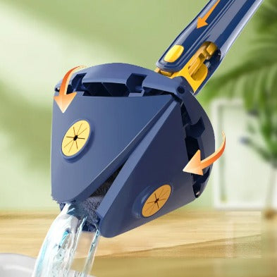 Fregona triangular telescópica 360º + 3 recambios gratis