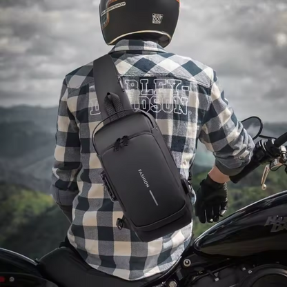 Xsecure™ - Bolso cruzado antirrobo impermeable con carga USB