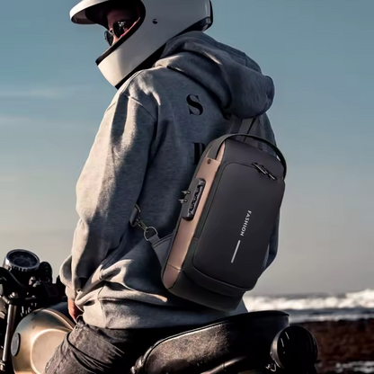 Xsecure™ - Bolso cruzado antirrobo impermeable con carga USB