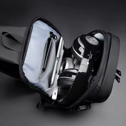 Xsecure™ - Bolso cruzado antirrobo impermeable con carga USB