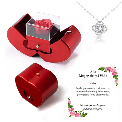 Caja de Regalo de Rosa Preservada