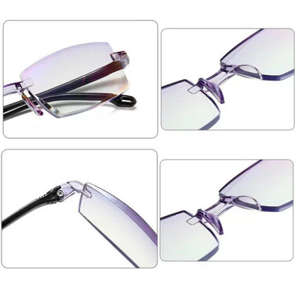 OPTI VISION LENS™ - GAFAS MULTIFOCALES PROTECCIÓN CONTRA LUZ AZUL 2X1 + 2 FUNDAS GRATIS