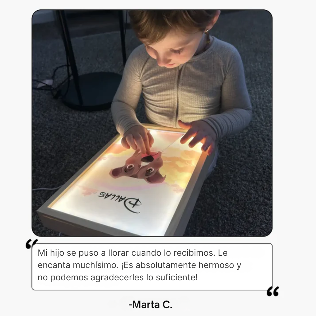 Retrato de Luz de Mascota Personalizado