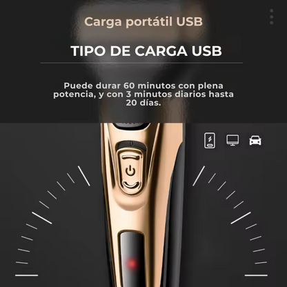 Cortapelo recargable 3 en 1