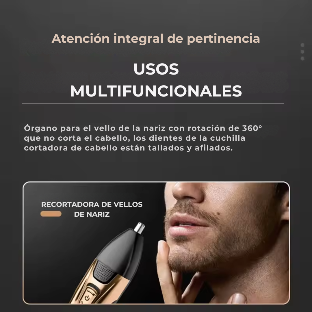 Cortapelo recargable 3 en 1