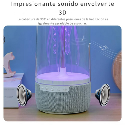 JellyBeat 2.0 - Altavoz LED de medusas que cambian de color
