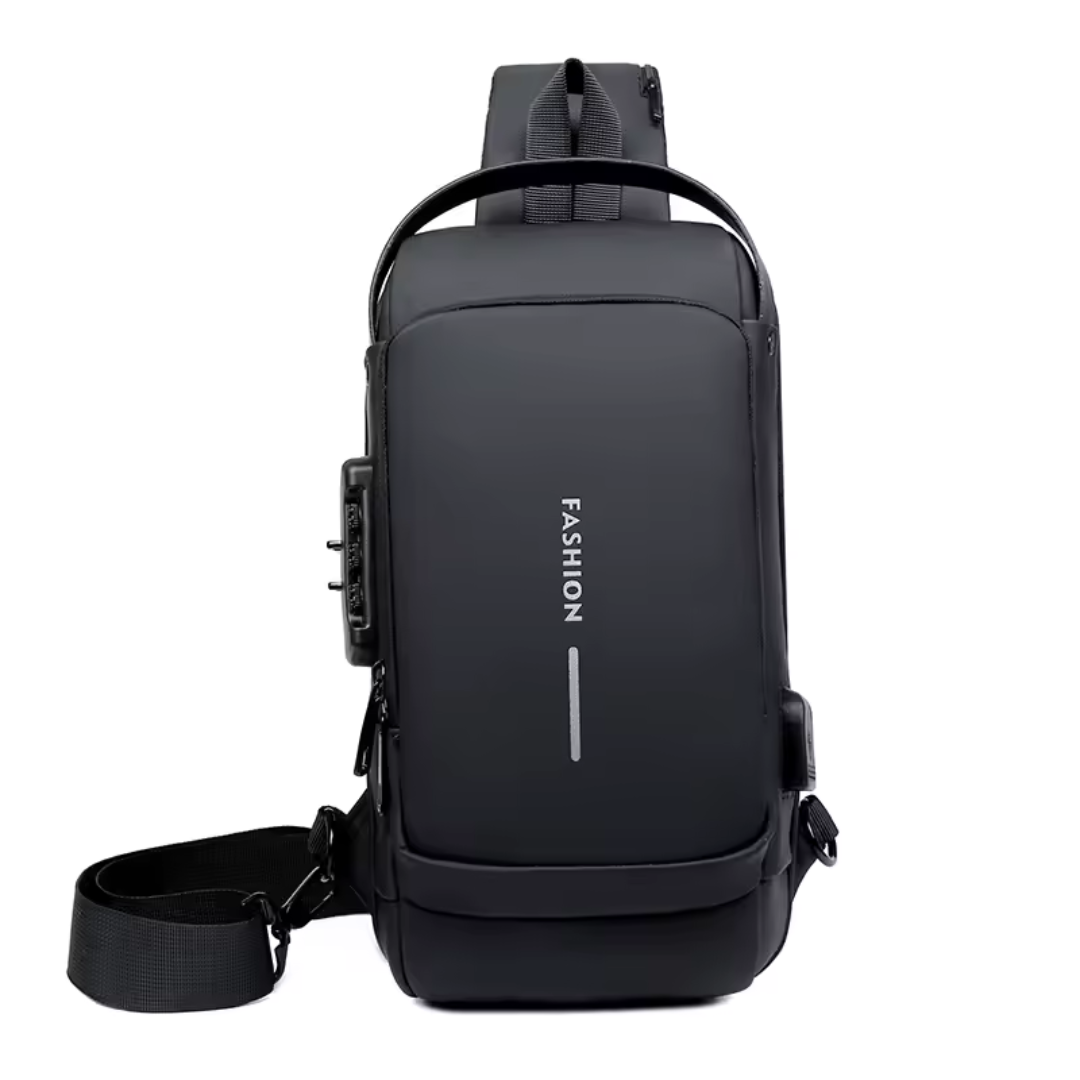 Xsecure™ - Bolso cruzado antirrobo impermeable con carga USB